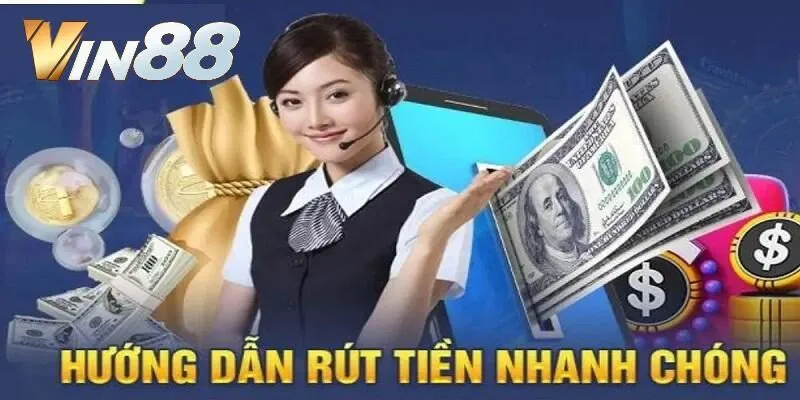 Hướng dẫn rút tiền Vin88 chỉ vài phút