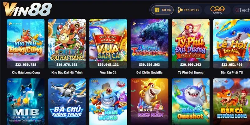 Game bài đổi thưởng Vin88 với thiết kế đầy ấn tượng